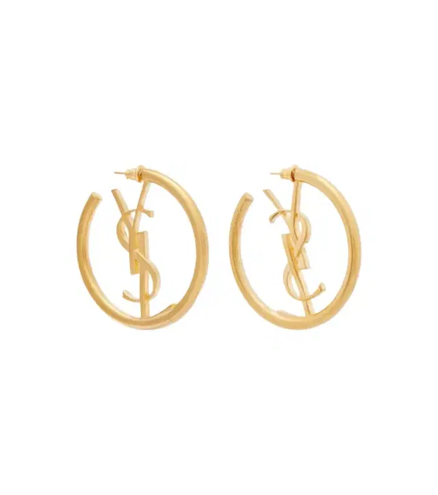 Saint Laurent Cassandre hoop earrings