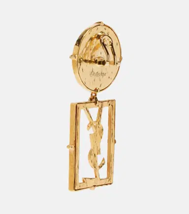 Saint Laurent Cassandre clip-on earrings | Thumbnail 2