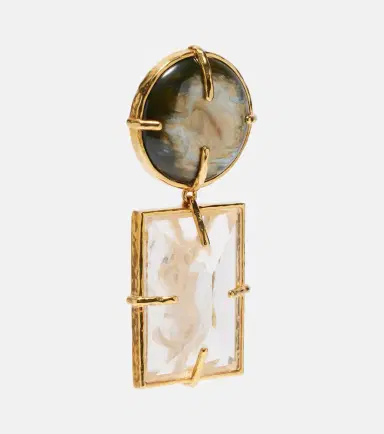 Saint Laurent Cassandre clip-on earrings | Thumbnail 3