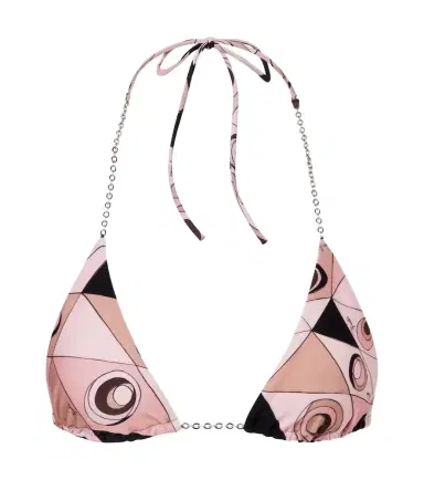 PUCCI Occhi chain-detail bikini top | Thumbnail 1 PUCCI Occhi chain-detail bikini top | Thumbnail 1