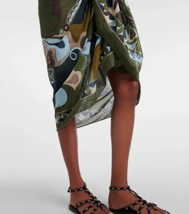 Pucci Orchidee cotton beach cover-up | Thumbnail 5