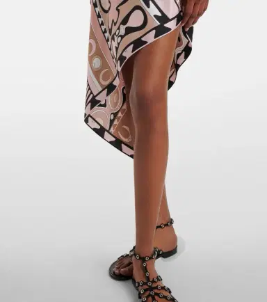 Pucci Abito one-shoulder silk twill minidress | Thumbnail 3