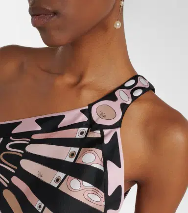 Pucci Abito one-shoulder silk twill minidress | Thumbnail 5