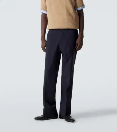 Prada Wool and mohair straight pants | Thumbnail 4 Prada Wool and mohair straight pants | Thumbnail 4