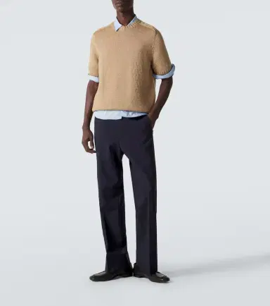 Prada Wool and mohair straight pants | Thumbnail 5 Prada Wool and mohair straight pants | Thumbnail 5