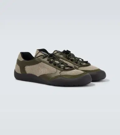 Prada Speedrock leather-trimmed sneakers | Thumbnail 4 Prada Speedrock leather-trimmed sneakers | Thumbnail 4