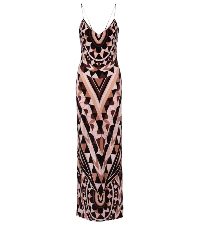 Pucci Manuba silk crêpe de chine gown