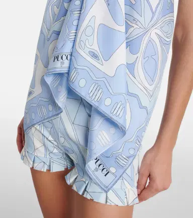 Pucci Angoli silk twill top | Thumbnail 7
