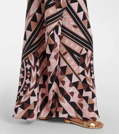 Pucci Manuba silk crêpe de chine kaftan | Thumbnail 2