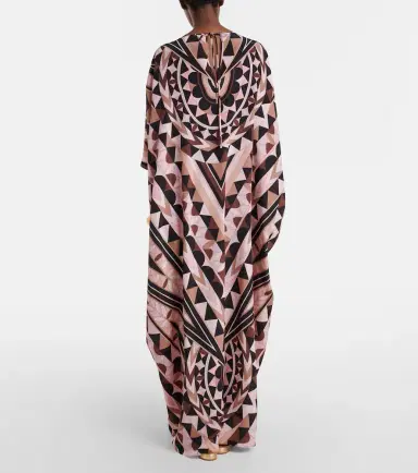 Pucci Manuba silk crêpe de chine kaftan | Thumbnail 4