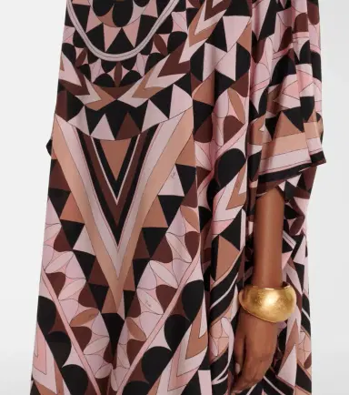 Pucci Manuba silk crêpe de chine kaftan | Thumbnail 5