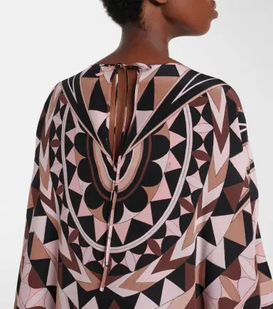 Pucci Manuba silk crêpe de chine kaftan | Thumbnail 6