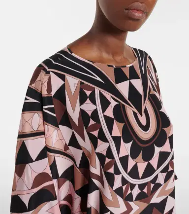 Pucci Manuba silk crêpe de chine kaftan | Thumbnail 7