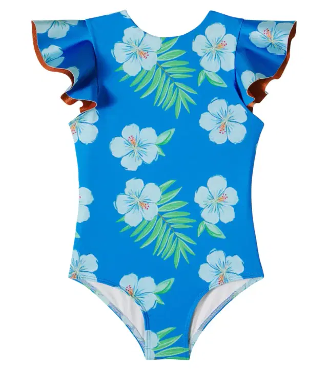 Dayana floral ruffled swimsuit