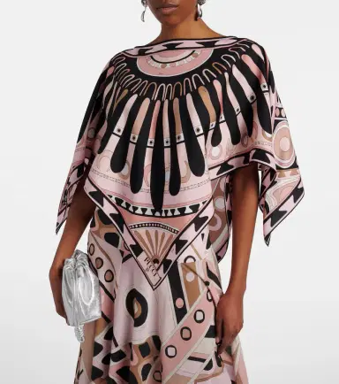 Pucci Soleil silk twill blouse | Thumbnail 3 Pucci Soleil silk twill blouse | Thumbnail 3