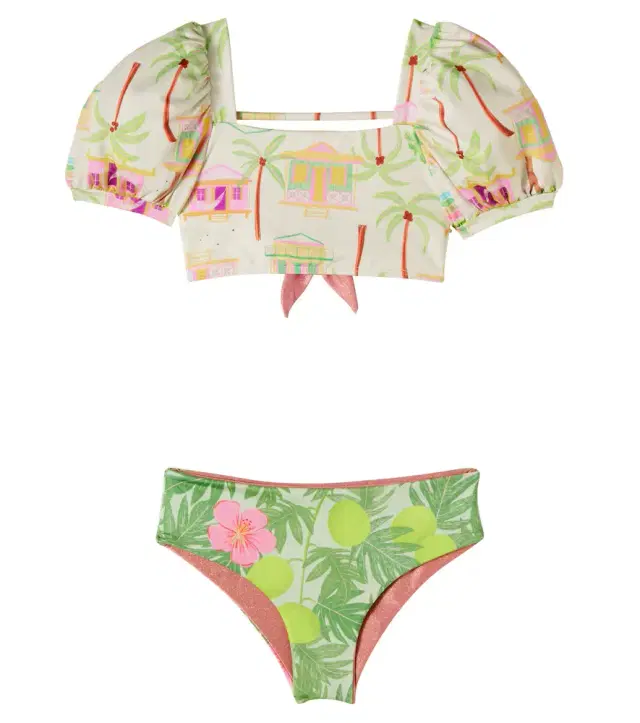 Bubble printed bikini