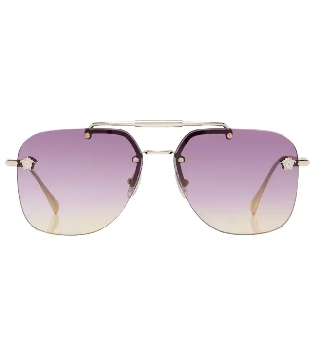 Versace Medusa Light aviator sunglasses