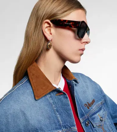 Versace Rectangular sunglasses | Thumbnail 6 Versace Rectangular sunglasses | Thumbnail 6