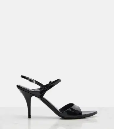 Balenciaga Avenue Bow patent leather sandals | Thumbnail 4 Balenciaga Avenue Bow patent leather sandals | Thumbnail 4
