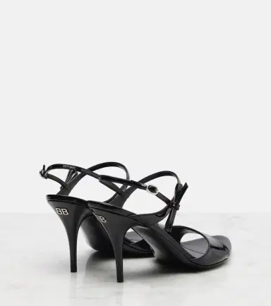 Balenciaga Avenue Bow patent leather sandals | Thumbnail 6 Balenciaga Avenue Bow patent leather sandals | Thumbnail 6