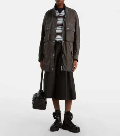 Prada Leather-trimmed mesh combat boots | Thumbnail 5 Prada Leather-trimmed mesh combat boots | Thumbnail 5