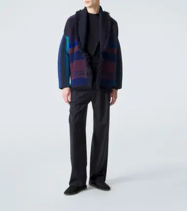 Giorgio Armani x Alanui cashmere and silk polo shirt | Thumbnail 3