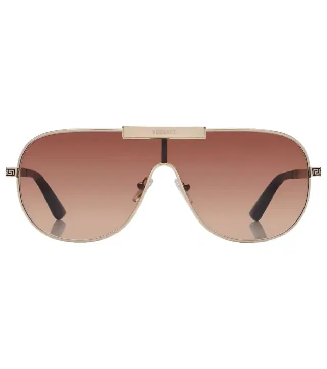 Versace Greca Flow shield sunglasses