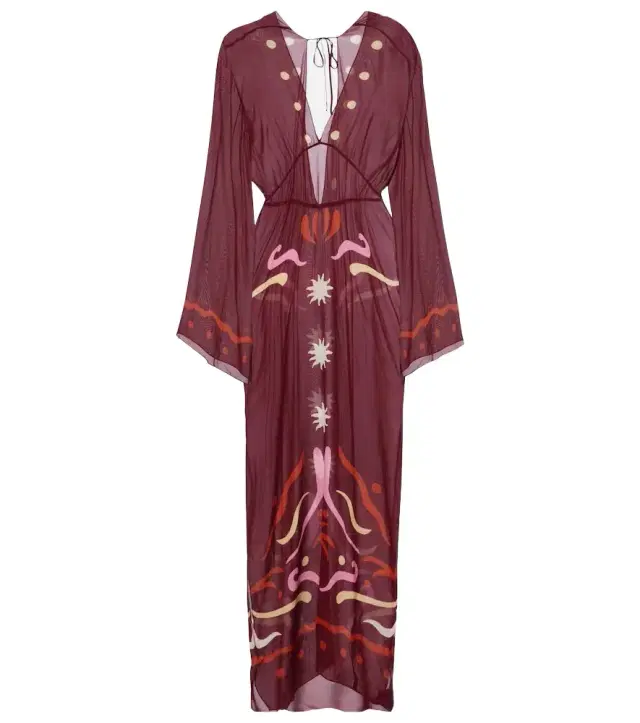 Odele printed maxi dress