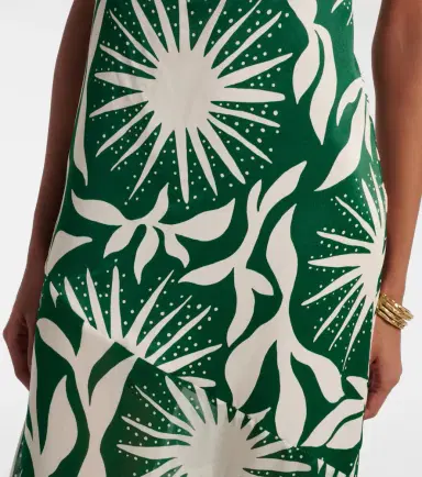 Cala de la Cruz Acasia beaded printed halterneck maxi dress | Thumbnail 3