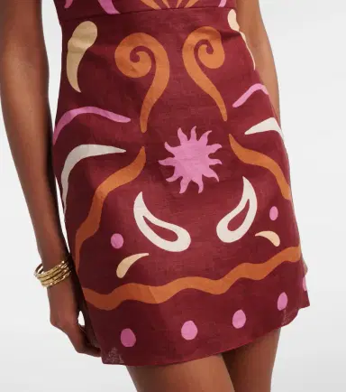 Cala de la Cruz Lucca printed linen minidress | Thumbnail 2