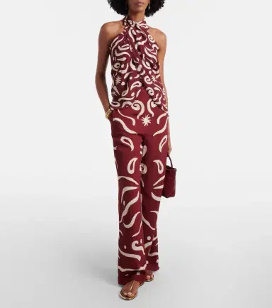 Cala de la Cruz Toya printed wide-leg pants | Thumbnail 4