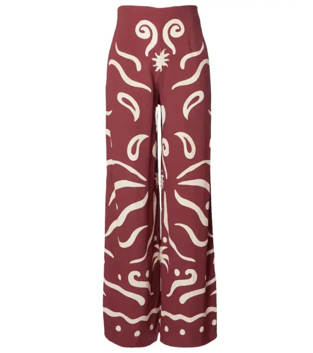 Toya printed wide-leg pants