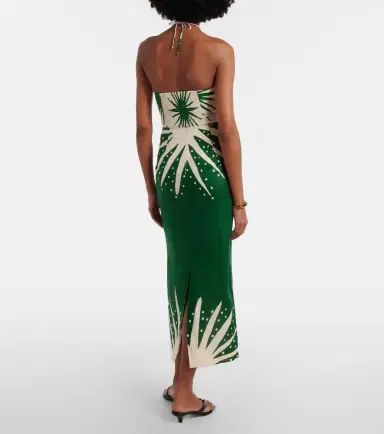 Cala de la Cruz Bruna printed linen midi skirt | Thumbnail 2