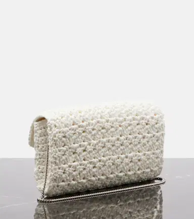 Roger Vivier Jeu De Fille embellished crochet clutch | Thumbnail 3 Roger Vivier Jeu De Fille embellished crochet clutch | Thumbnail 3