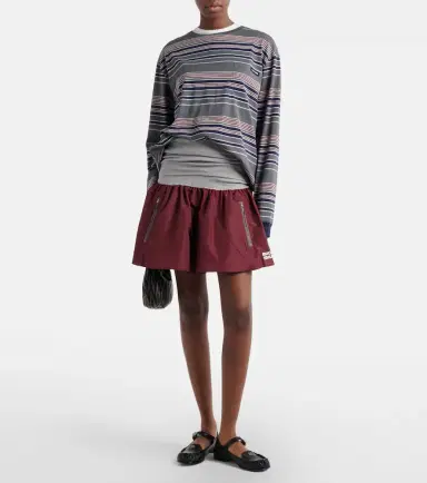 Miu Miu Technical miniskirt | Thumbnail 3 Miu Miu Technical miniskirt | Thumbnail 3
