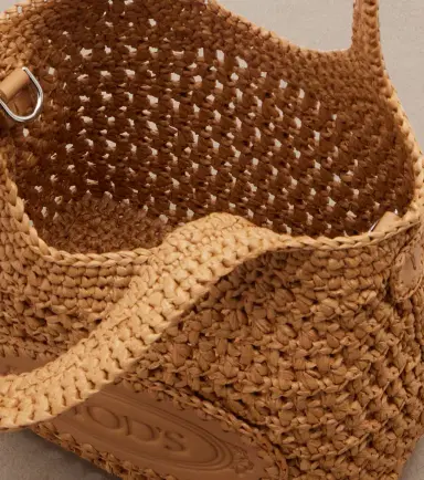 Tod's Logo leather-trimmed raffia top-handle bag | Thumbnail 2 Tod's Logo leather-trimmed raffia top-handle bag | Thumbnail 2