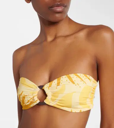 Cala de la Cruz Sandra printed bikini top | Thumbnail 3