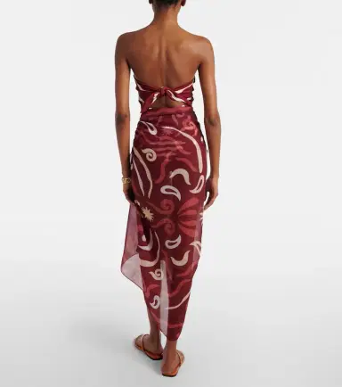 Cala de la Cruz Luana printed beach cover-up | Thumbnail 3