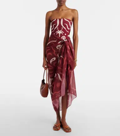 Cala de la Cruz Luana printed beach cover-up | Thumbnail 5