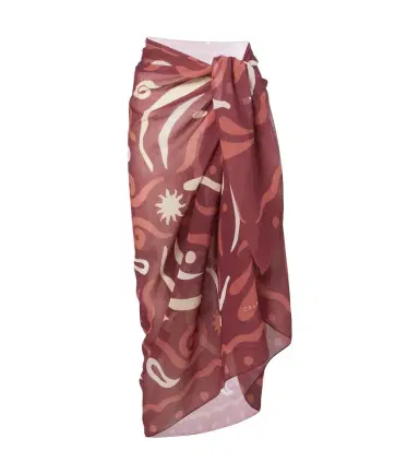 Cala de la Cruz Luana printed beach cover-up | Thumbnail 1
