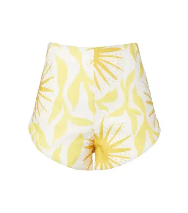 Cala de la Cruz Bahamas printed linen shorts | Thumbnail 1