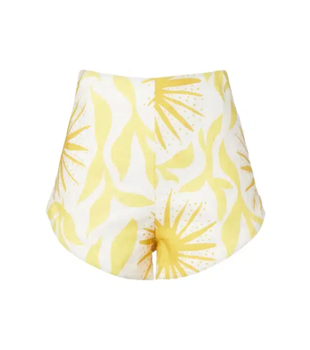 Cala de la Cruz Bahamas printed linen shorts