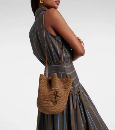 Ruslan Baginskiy HatBag raffia crossbody bag | Thumbnail 4