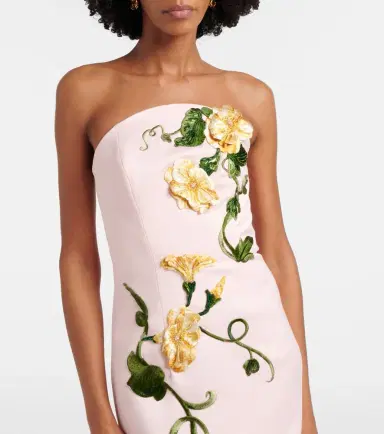 Leo Lin Ava floral-appliqué corset gown | Thumbnail 5 Leo Lin Ava floral-appliqué corset gown | Thumbnail 5