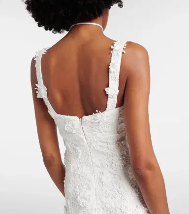 Leo Lin Embroidered lace midi dress | Thumbnail 5