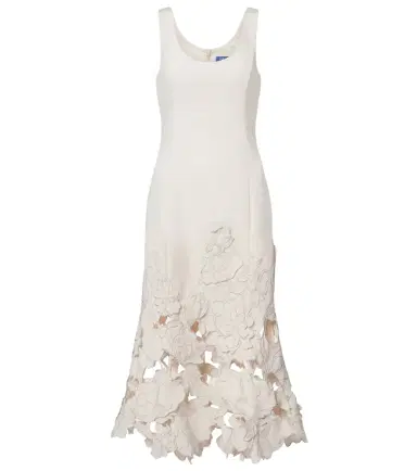 Leo Lin Floral-appliqué midi dress | Thumbnail 1