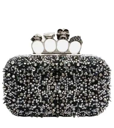 McQueen Knuckle embellished clutch | Thumbnail 1