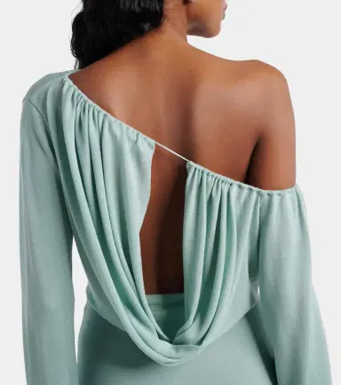 Aya Muse Sola asymmetric draped minidress | Thumbnail 3