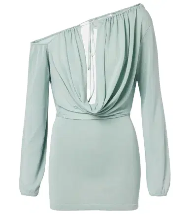 Aya Muse Sola asymmetric draped minidress | Thumbnail 1