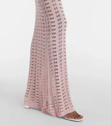 Aya Muse Draped pointelle maxi skirt | Thumbnail 4